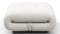Soriana - Soriana Ottoman, White Boucle