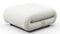 Soriana - Soriana Ottoman, White Boucle