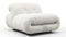 Soriana - Soriana Lounge Chair, White Boucle