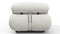 Soriana - Soriana Lounge Chair, White Boucle