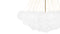 Cloud - Cloud Chandelier, Large, Gold and Frosted Glass