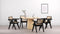 Decelle - Decelle Round Dining Table, Natural Ash, 51in