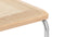 Freya - Freya Dining Chair, Natural Rattan and Chrome
