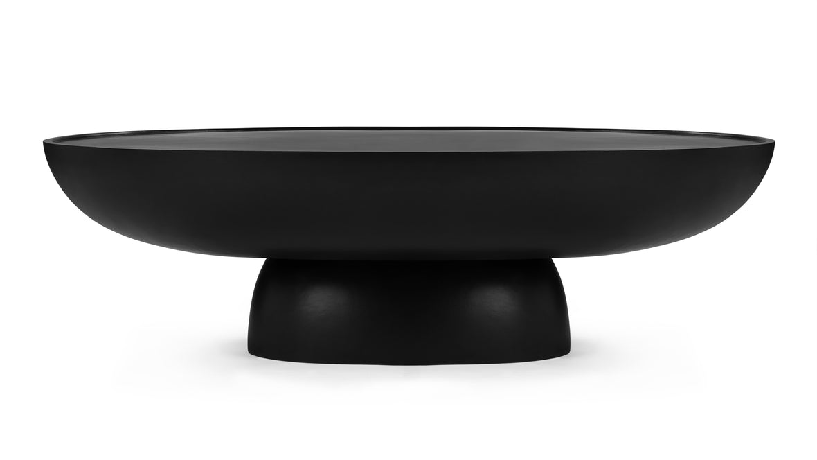 Aura - Aura Coffee Table, Black Concrete