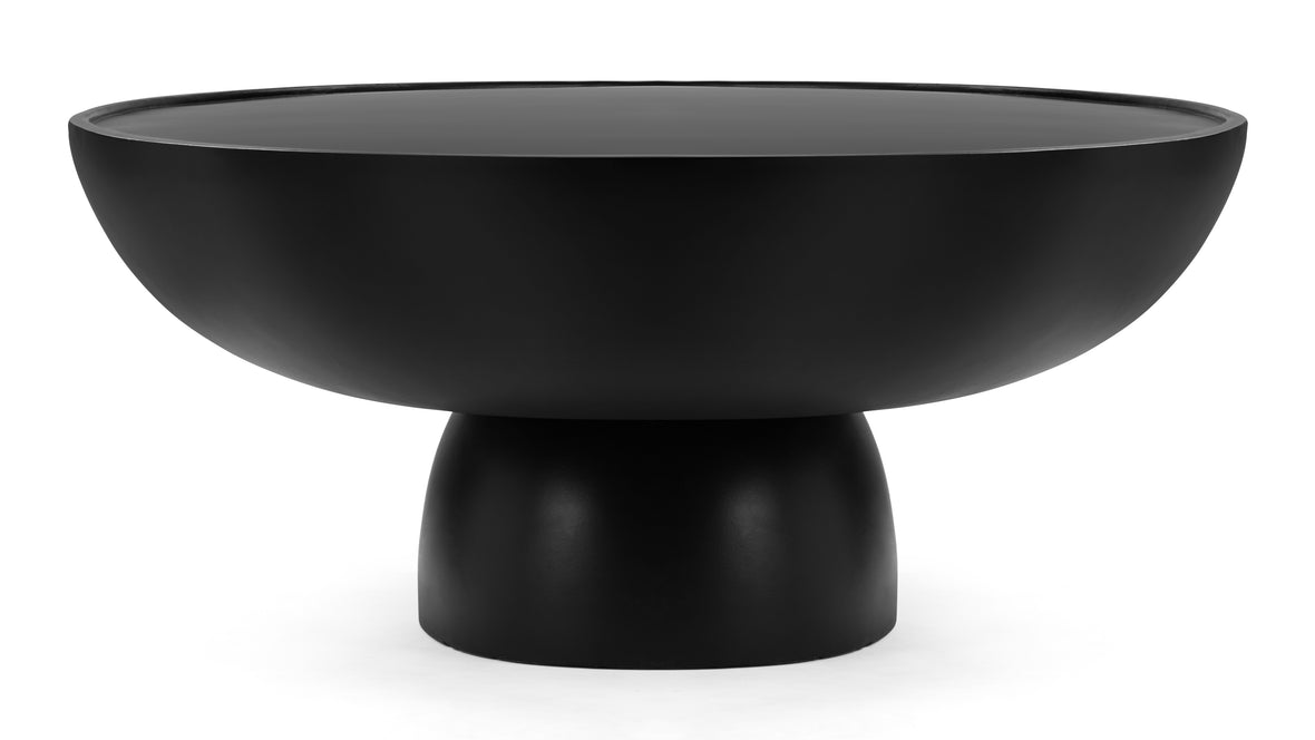 Aura - Aura Coffee Table, Black Concrete