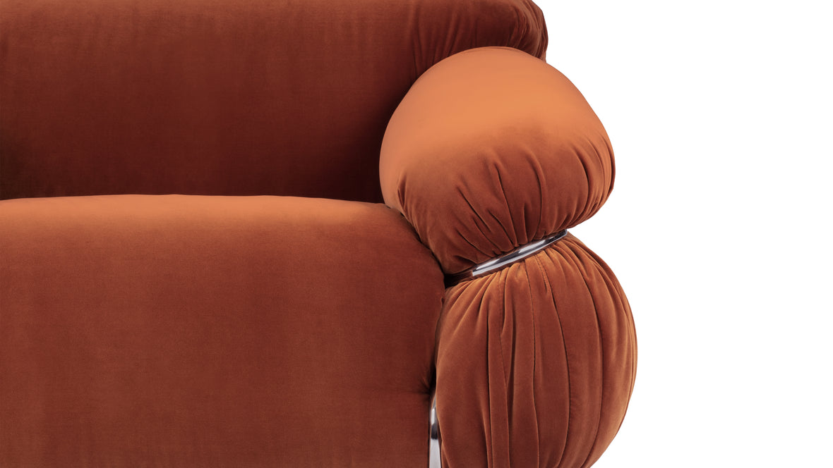 Sesann - Sesann Lounge Chair, Spice Velvet