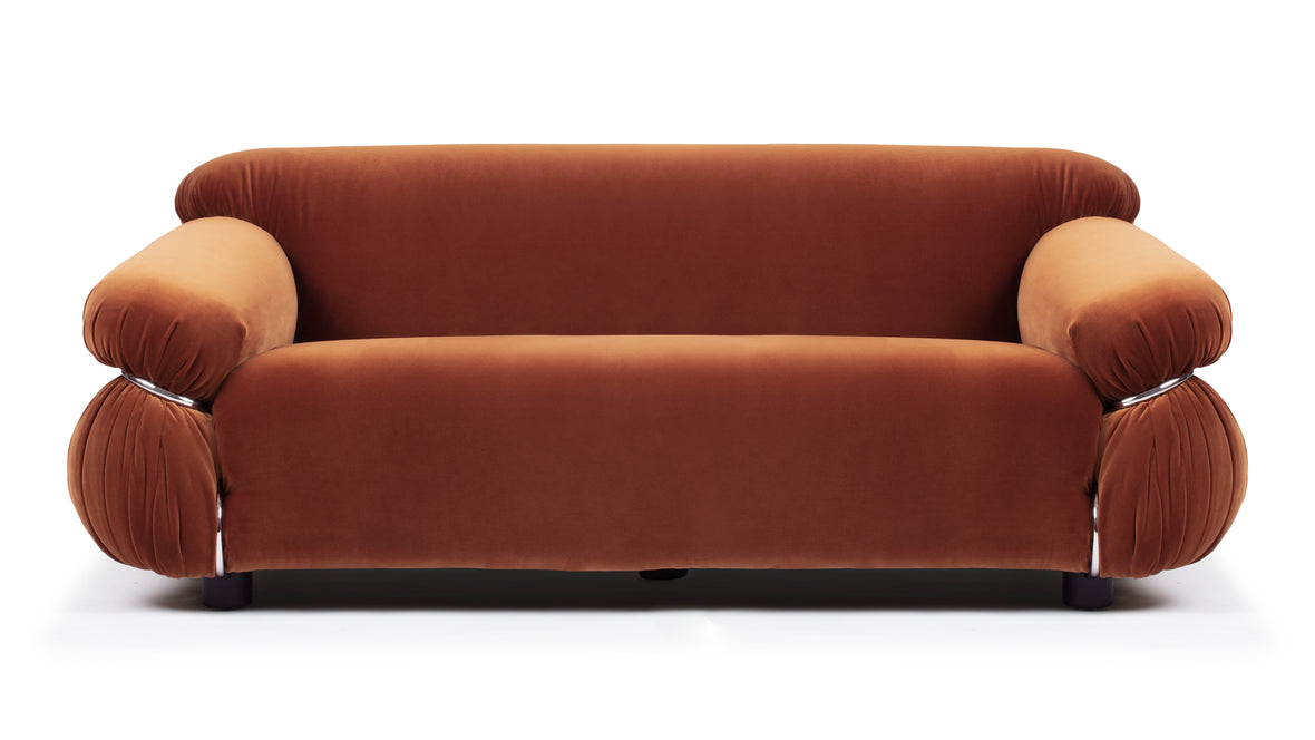 Sesann - Sesann Two Seater Sofa, Spice Velvet