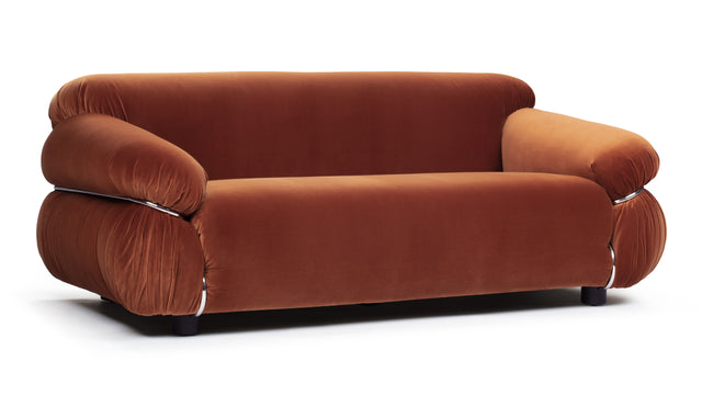 Sesann - Sesann Two Seater Sofa, Spice Velvet