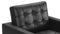 Florence - Florence Lounge Chair, Midnight Black Premium Leather