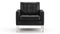 Florence - Florence Lounge Chair, Midnight Black Premium Leather