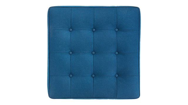 Florence - Florence Ottoman, Indigo Blue Wool