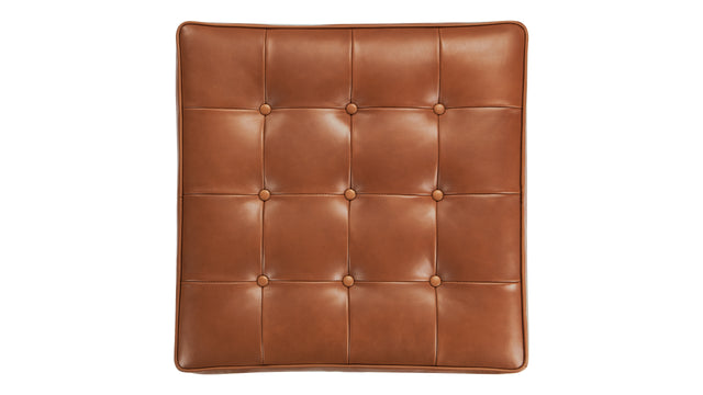 Florence - Florence Ottoman, Tan Premium Leather