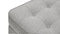 Florence - Florence Ottoman, Light Gray Wool