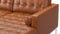 Florence - Florence Three Seater Sofa, Right Chaise, Tan Premium Leather
