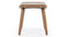 Papa Bear - Papa Bear Ottoman, Light Gray Wool and Walnut