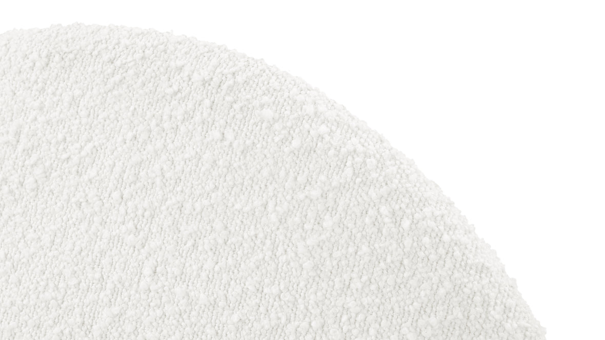 Tongue - Tongue Chair, White Boucle