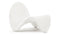 Tongue - Tongue Chair, White Boucle