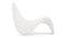 Tongue - Tongue Chair, White Boucle