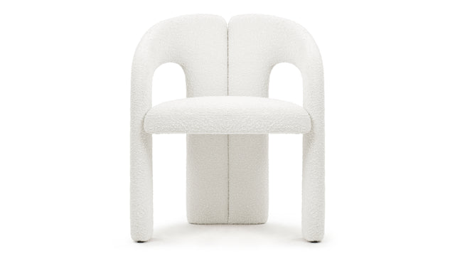 Dudet - Dudet Chair, White Boucle