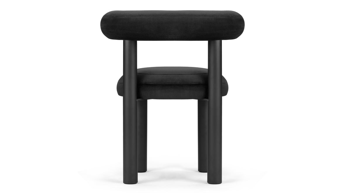 Vance - Vance Dining Chair, Black Velvet