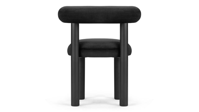 Vance - Vance Dining Chair, Black Velvet