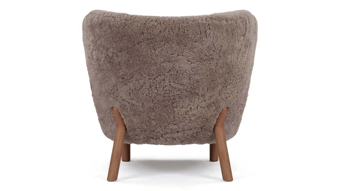 Petra - Petra Chair, Cappuccino Luxe Sheepskin