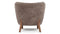 Petra - Petra Chair, Cappuccino Luxe Sheepskin