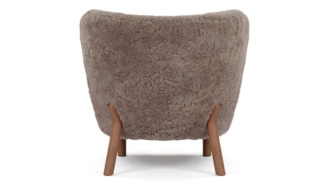 Petra - Petra Chair, Cappuccino Luxe Sheepskin
