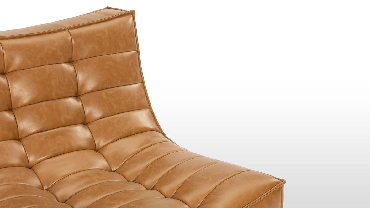 Tyge - Tyge Module, Armless Seat, Bourbon Vegan Leather