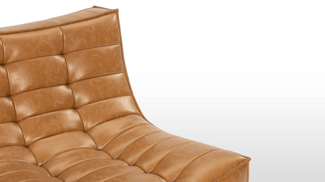 Tyge - Tyge Module, Armless Seat, Bourbon Vegan Leather