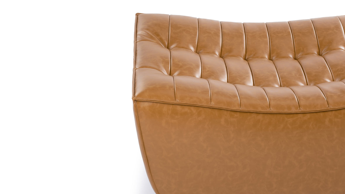 Tyge - Tyge Module, Ottoman, Bourbon Vegan Leather