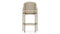 Esme - Esme Counter Stool, Latte Vegan Suede and Brushed Brass