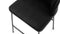 Aben - Aben Counter Stool, Black Plush Velvet and Black