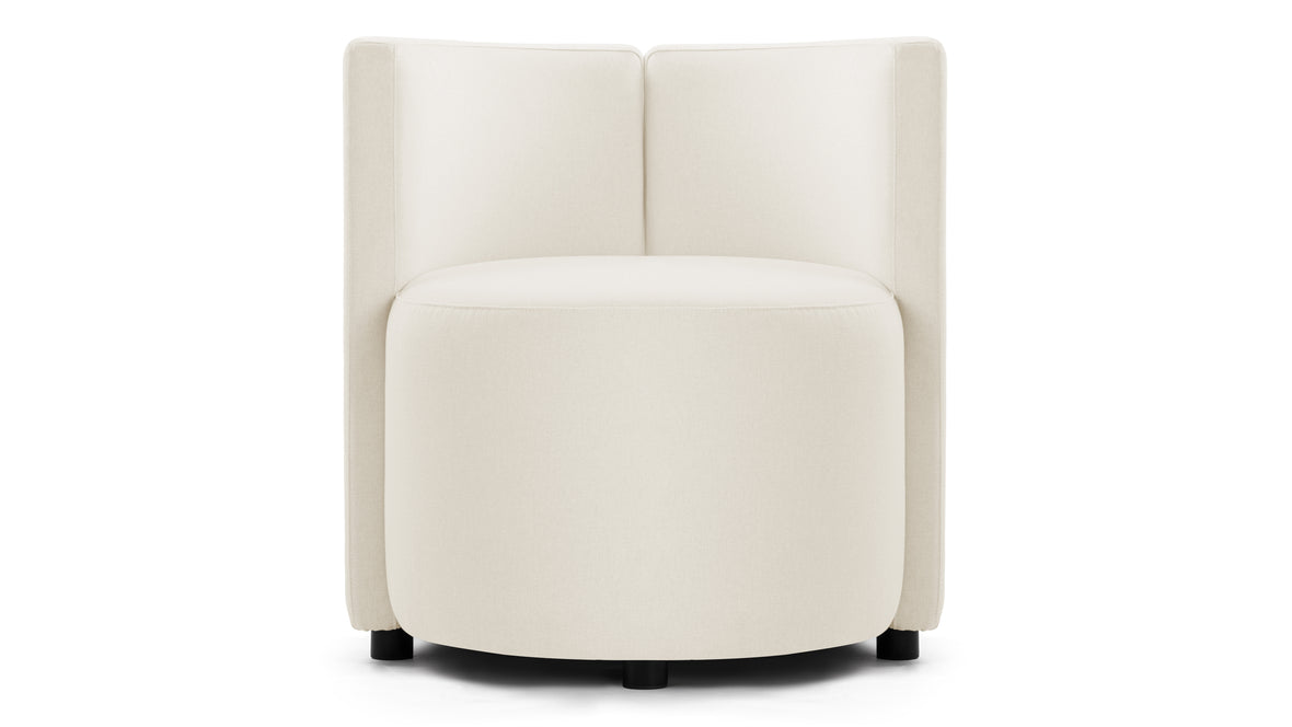 Mara - Mara Lounge Chair, Oatmeal Brushed Weave
