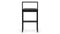 Rens - Rens Counter Stool, Black Plush Velvet
