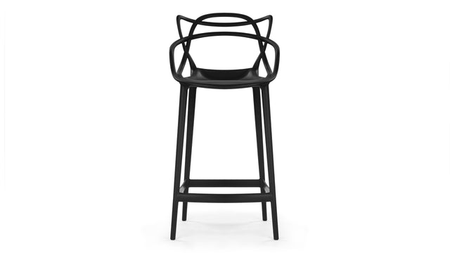 Masters - Masters Counter Stool, Black, 25.5