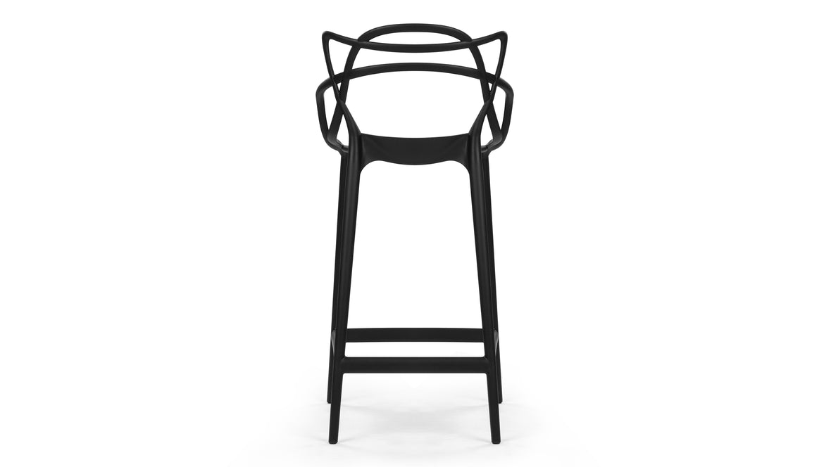 Masters - Masters Counter Stool, Black, 25.5