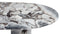 Dante - Dante Dining Table, Modellato Marble, 77in