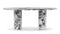 Dante - Dante Dining Table, Modellato Marble, 77in