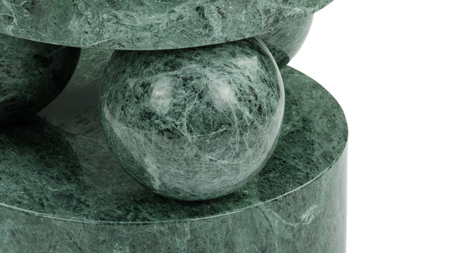 Mya - Mya Side Table, Green Marble