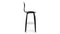 Norman - Norman Bar Stool, Black Ash, 29.5