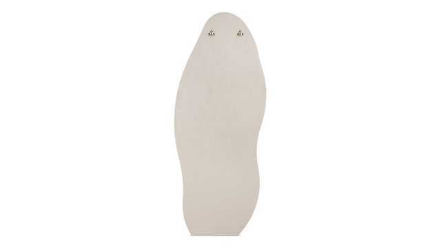 Organic - Organic Floor Mirror, Taupe Velvet