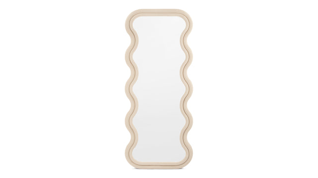 Isla - Isla Floor Mirror, Sand Velvet