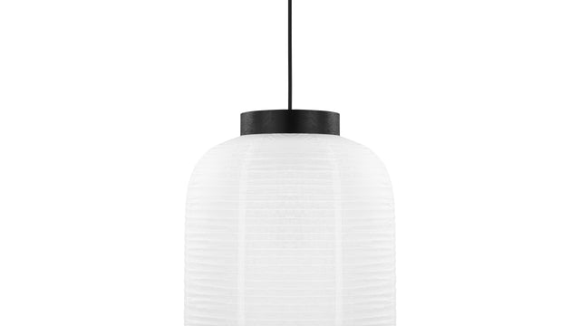 Akio - Akio Long Paper Pendant Light, White