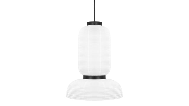 Akio - Akio Long Paper Pendant Light, White