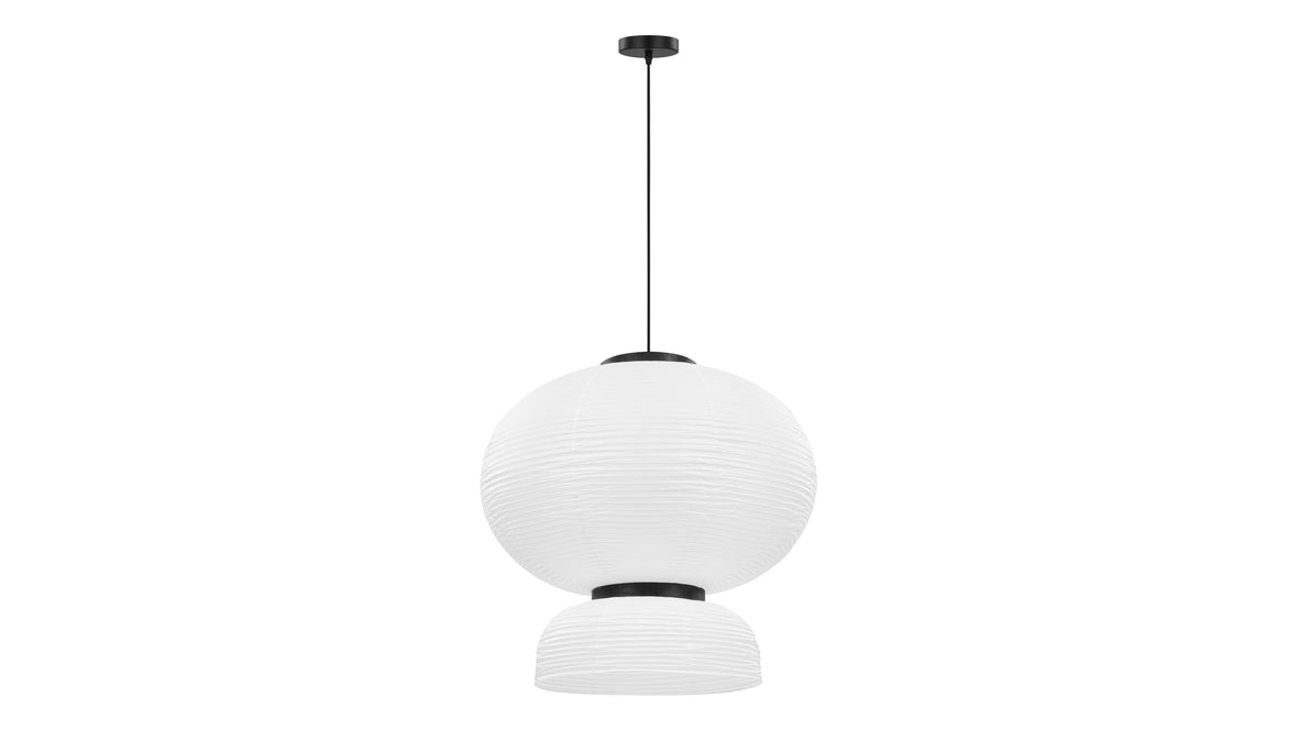 Akio - Akio Sphere Paper Pendant Light, White