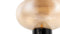 Karl - Karl Table Lamp, Amber Glass and Black Marble