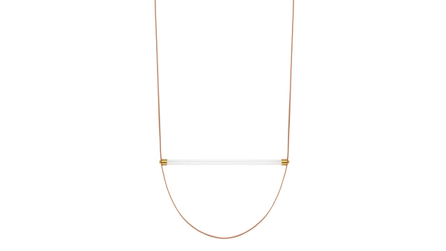 Orielle - Orielle Suspension Light, Medium, Tan and Brass