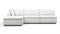 Sky - Sky Sectional Sofa, Three Seater, Left Chaise, White Linen