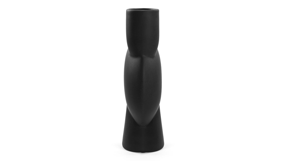 Tyr - Tyr Vase, Medio, Black Ceramic